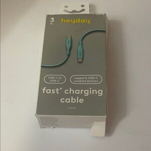 Heyday USB-C to USB-C fast charging cable